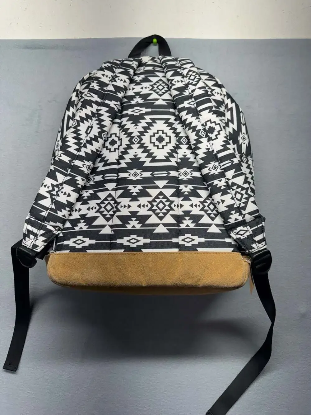 No Boundaries Black and White Aztec Print Geometric Backpack